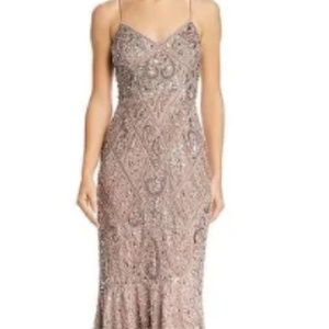 Aidan Mattox Womens Evening Dress Embellished Cock